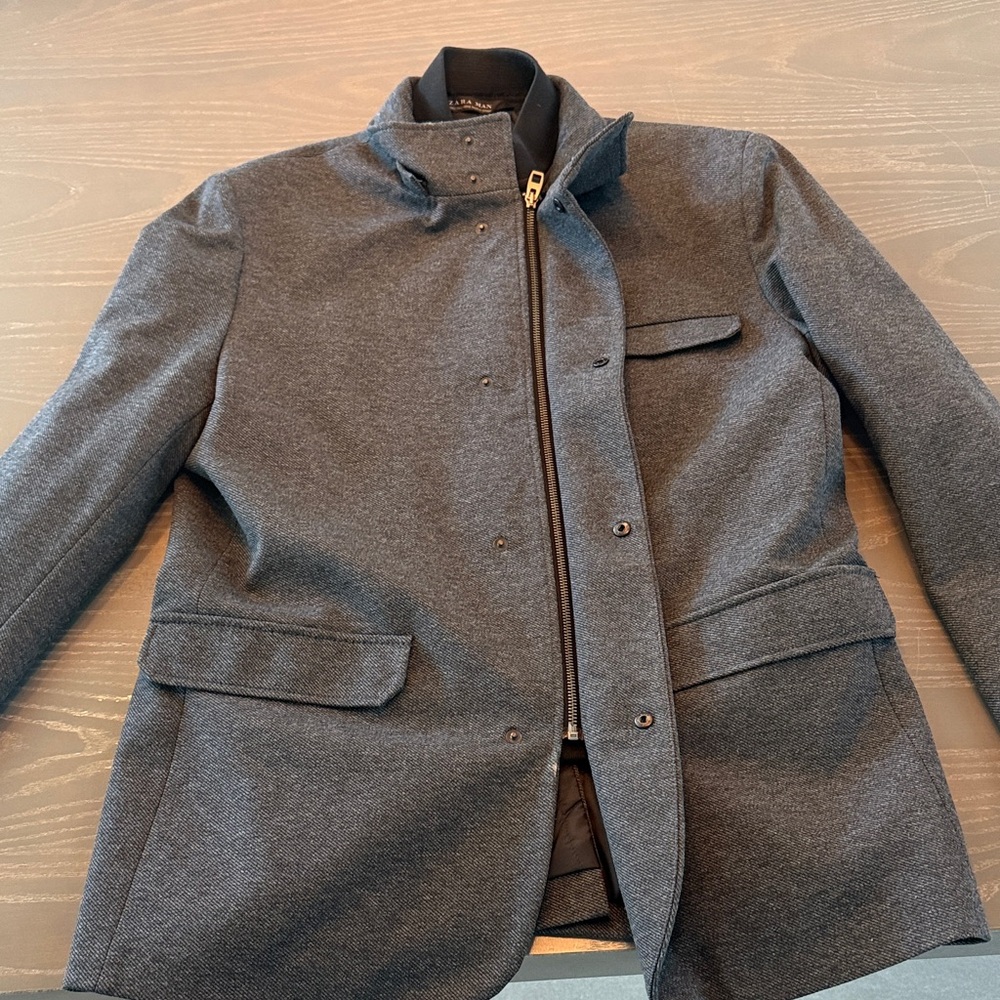 Zara Gray Utility Jacket - Picture 5 of 6